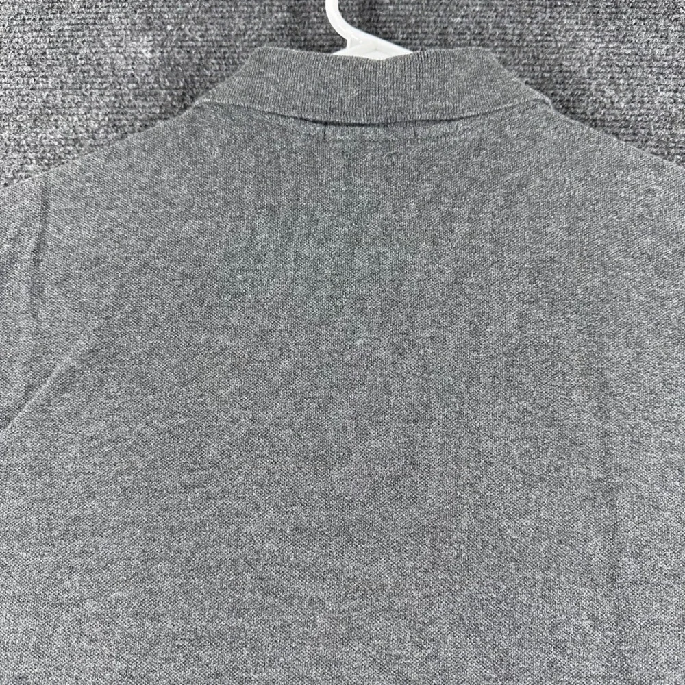 Polo Ralph Lauren Polo Shirt Mens M Medium Grey Long Sleeve Classic Fit Pony